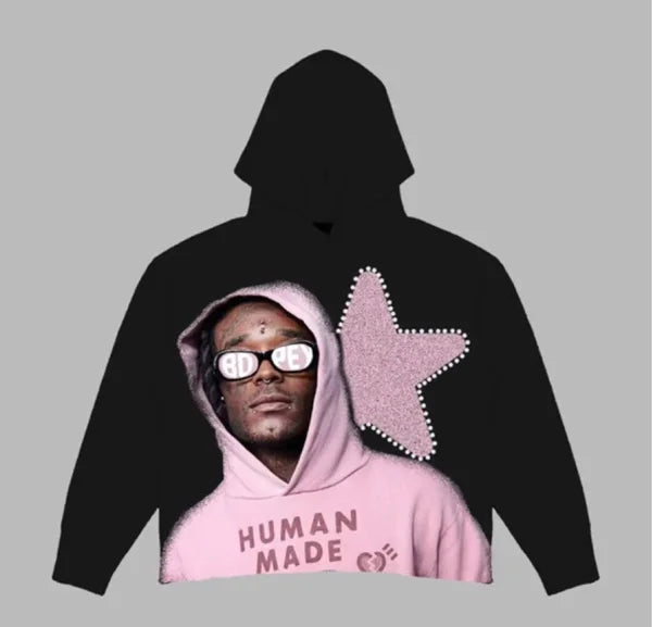 Pink Tape Hoodie